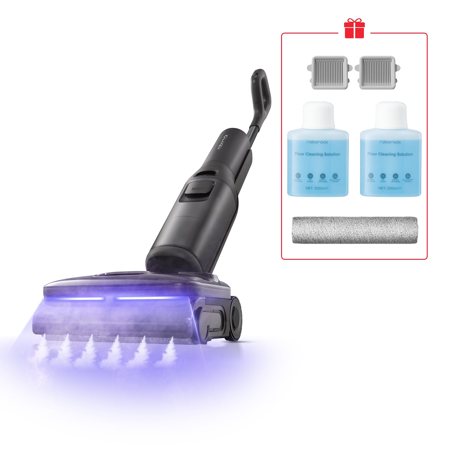 Roborock F25 Steam Set Nass- und Trockensauger mit Dampfreinigung